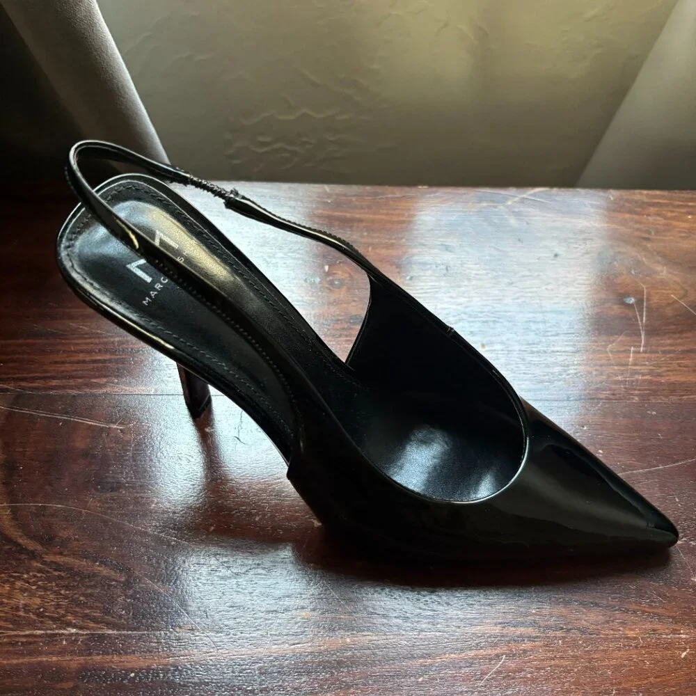 Marc Fisher Black Patent Leather Heels – Size 8.5 - Picture 5 of 7